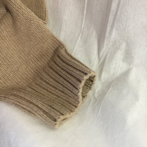 GAP Cotton Knit Fairisle Oatmeal brown XL - Picture 5 of 13